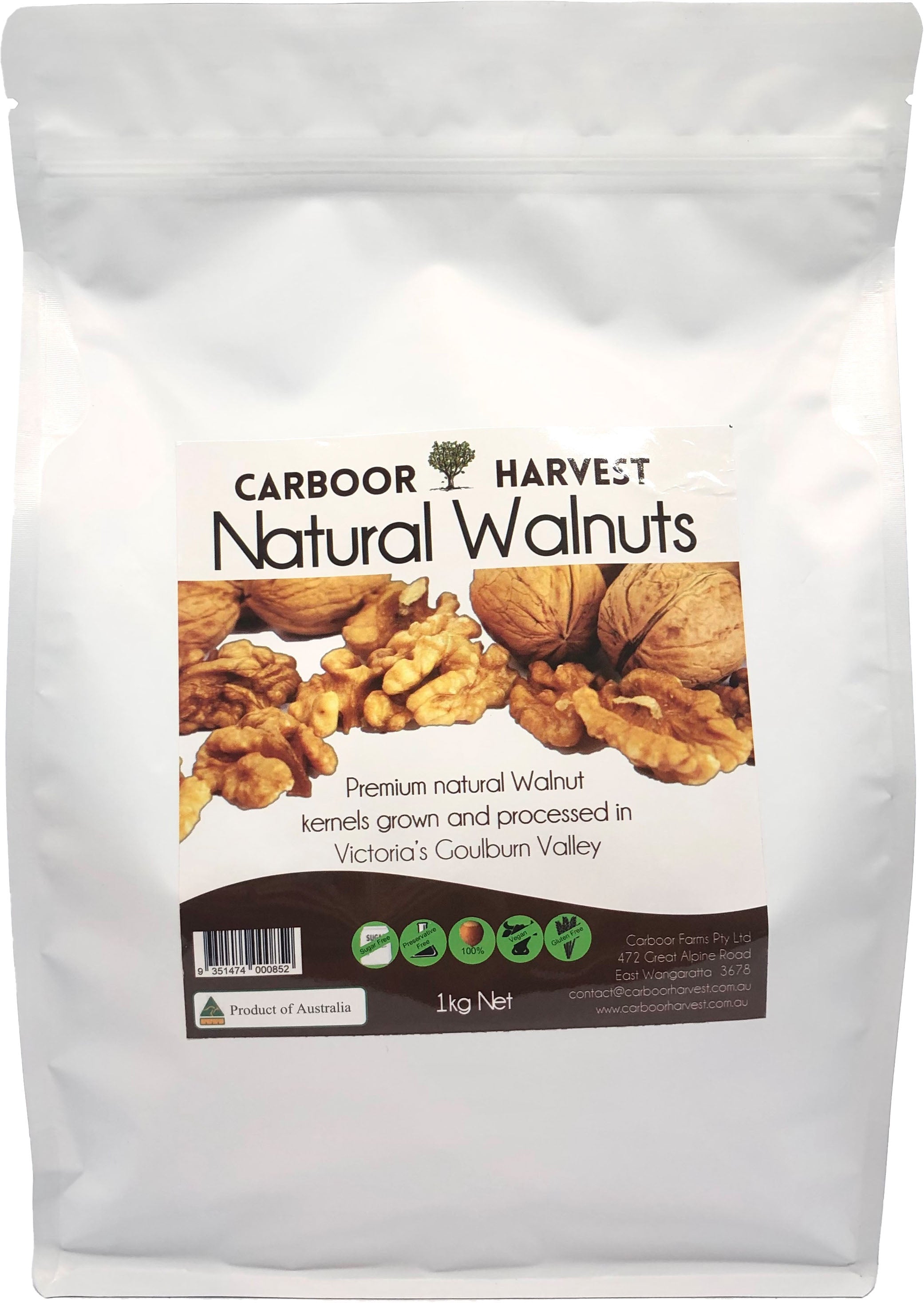 Raw Australian Walnut Kernels