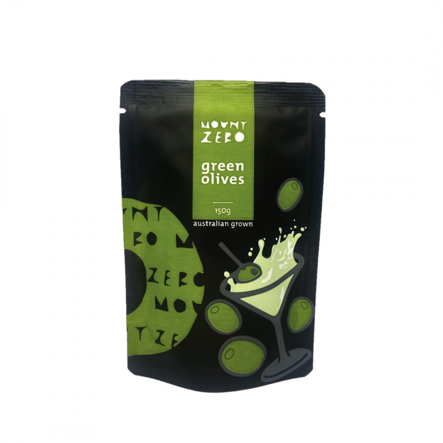 Green Olives in Brine Pouch